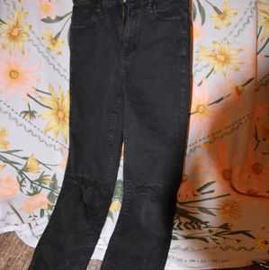 American Eagle Ripped Black Skinny Jeans